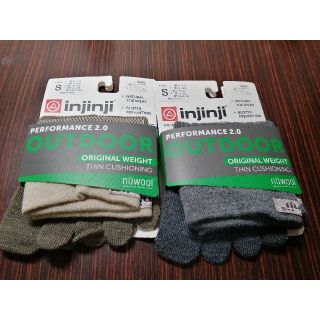 モンベル(mont bell)のinjinji インジンジ アウトドア2.0 5本指ソックス 23㎝〜25㎝ S(ソックス)