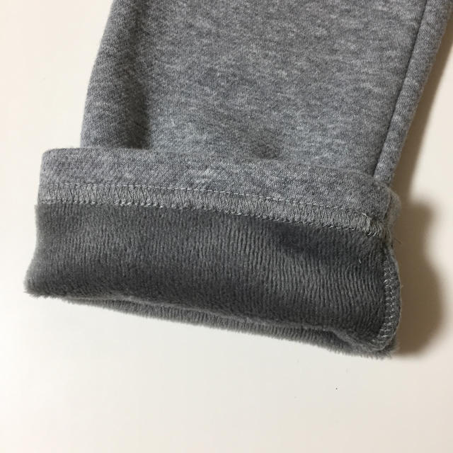 MUJI (無印良品)(ムジルシリョウヒン)の無印良品 裏起毛 パンツ 【美品】 キッズ/ベビー/マタニティのベビー服(~85cm)(パンツ)の商品写真