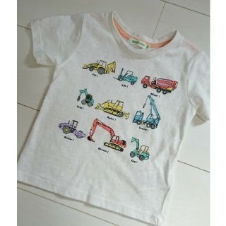 ビームス(BEAMS)のBEAMS ミニ キッズ 半袖 シャツ 100 車 ショベルカー(Tシャツ/カットソー)