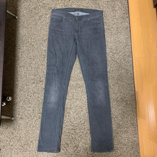 Nudie Jeans(ヌーディジーンズ)のヌーディジーンズ Nudie Jeans ブラックストレッチデニム メンズのパンツ(デニム/ジーンズ)の商品写真