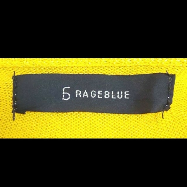 RAGEBLUE(レイジブルー)のRAGE BLUE　状態良好　ユニセックス　七分袖　麻混　春 夏 メンズのトップス(カーディガン)の商品写真