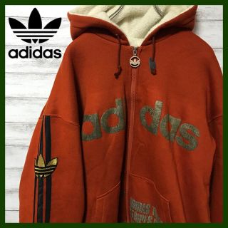 アディダス(adidas)の激レア銀タグ90s アディダス　デサント製中綿　スウェット ジャケット　パーカー(その他)