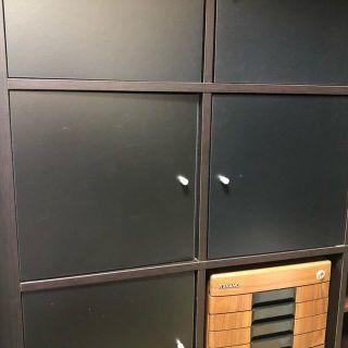 イケア(IKEA)のIKEA イケア Expedit インサート扉 x2 (Kallax取り付け可)(棚/ラック/タンス)