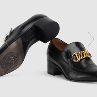 グッチ(Gucci)の19FW GUCCI HEEL LOAFER 27.0cm(ドレス/ビジネス)