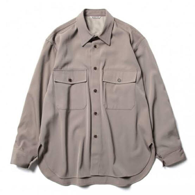 シャツAURALEE WOOL MAX GABARDINE SHIRTS オーラリー - シャツ