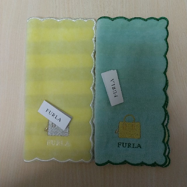 Furla(フルラ)のフルラ　タオルハンカチ　2枚　新品　⑩ レディースのファッション小物(ハンカチ)の商品写真