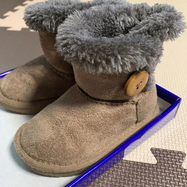 美品 キッズ ムートンブーツ 14㎝ キッズ ムートン ブーツ 14