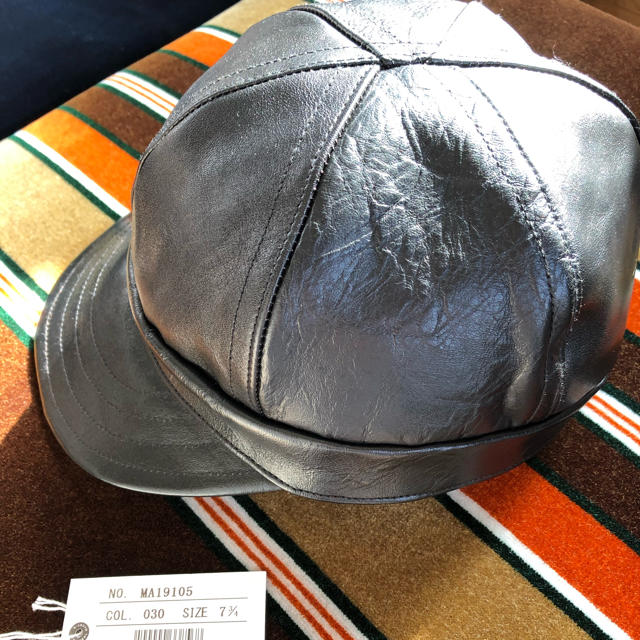 THE REAL McCOY'S(ザリアルマッコイズ)のリアルマッコイズ  BA19105 LEATHER WORK CAP メンズの帽子(キャップ)の商品写真