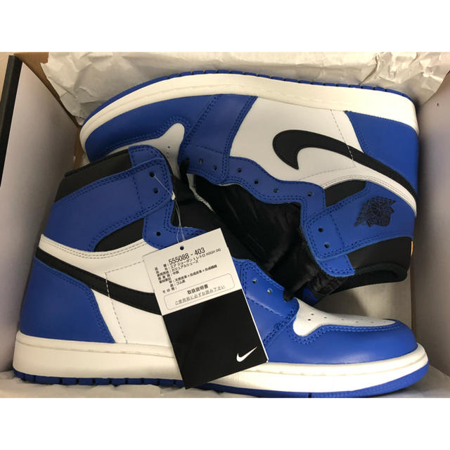 未使用 AIR JORDAN 1  HIGH OG "GAME ROYAL"靴/シューズ