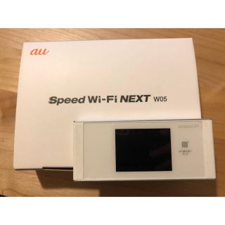 エーユー(au)のWiMAX2+ Speed WiFi NEXT W05(PC周辺機器)