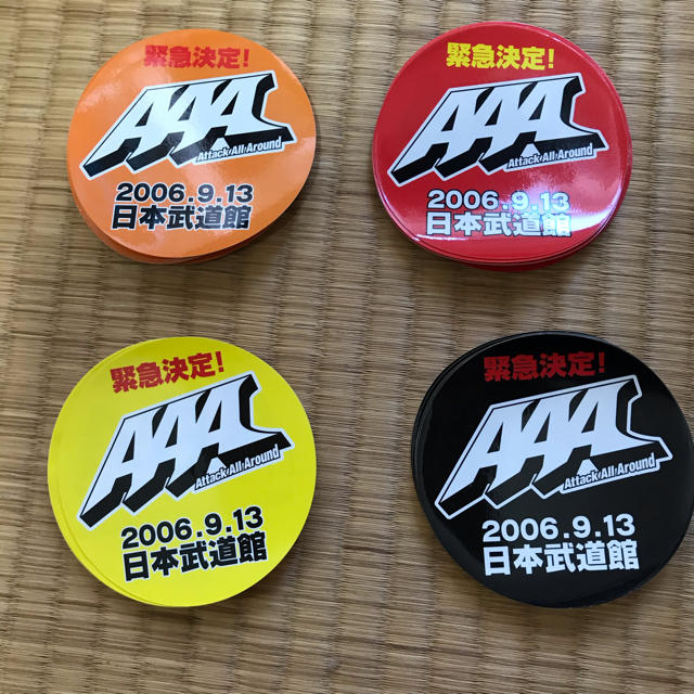 AAA - AAA Live決定 ステッカーの通販 by はるぴ18's shop|トリプル