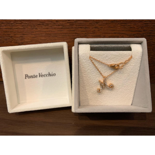 PonteVecchio イニシャルネックレス【M】