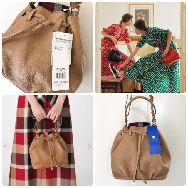 BURBERRY BLUE LABEL(バーバリーブルーレーベル)の専用ページです。　　ブルーレーベル　本革レザーコロンバッグ レディースのバッグ(ショルダーバッグ)の商品写真