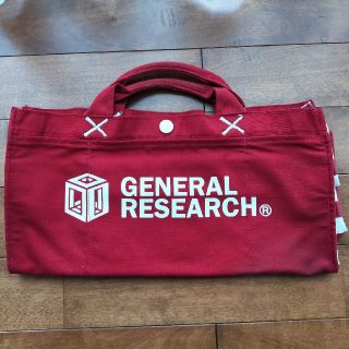 ジェネラルリサーチ(General Research)のGENERAL RESEARCH ジェネラルリサーチ トートバッグ(トートバッグ)