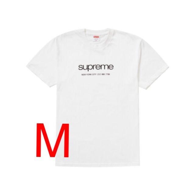 supreme 20ss week1 shop tee white M - Tシャツ/カットソー(半袖/袖なし)