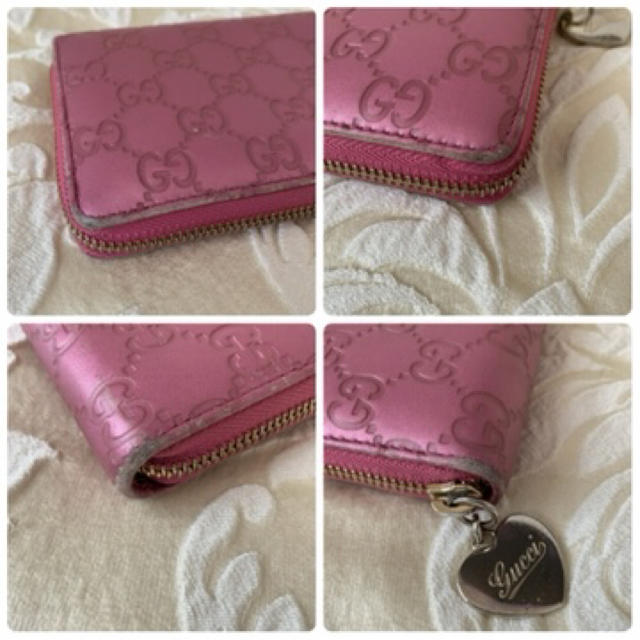 Gucci(グッチ)のGUCCI ピンク長財布 レディースのファッション小物(財布)の商品写真