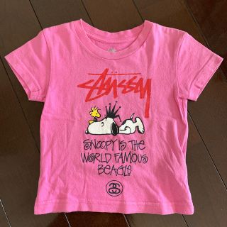 ステューシー(STUSSY)のStüssy × SNOOPY コラボTシャツ キッズ Sサイズ(Tシャツ/カットソー)