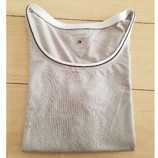 トミーヒルフィガー(TOMMY HILFIGER)のトミーフィルガー カシミア入り 7分袖 Tシャツ Mサイズ(Tシャツ(長袖/七分))