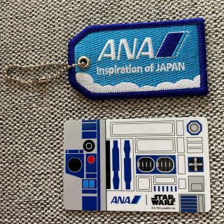 エーエヌエー(ゼンニッポンクウユ)(ANA(全日本空輸))の全日空　STAR WARS タグ&カード　限定品！(ノベルティグッズ)