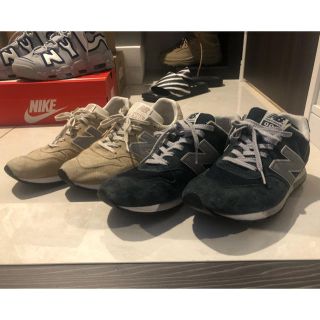 ニューバランス(New Balance)の【new balance】996/2足/ネイビー&ベージュ/26.5cm/中古品(スニーカー)