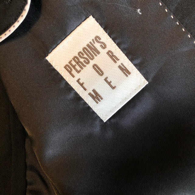 PERSON'S(パーソンズ)のPERSON'S メンズ スーツ ジャケット 無地黒 メンズのスーツ(スーツジャケット)の商品写真