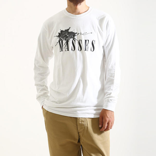 masses マシス ロンT 白 XL ホワイト 日本製 - Tシャツ/カットソー(七