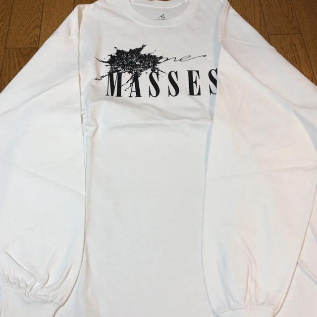 TENDERLOIN(テンダーロイン)のmasses マシス　ロンT 白　XL ホワイト　日本製 メンズのトップス(Tシャツ/カットソー(七分/長袖))の商品写真