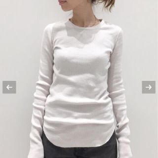 アパルトモンドゥーズィエムクラス(L'Appartement DEUXIEME CLASSE)のRIB L/S TOP ナチュラル(カットソー(長袖/七分))