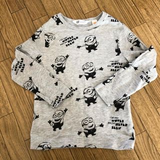 エイチアンドエム(H&M)のH&M ミニオンロングTシャツ(Tシャツ/カットソー)