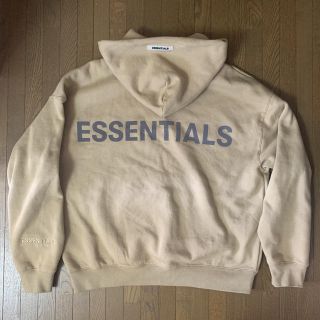 フィアオブゴッド(FEAR OF GOD)のフィアオブゴッド エッセンシャルズ  パーカー ベージュ M(パーカー)