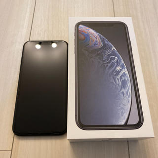 アイフォーン(iPhone)のiPhone XR 128GB BLACK SIMフリー(スマートフォン本体)