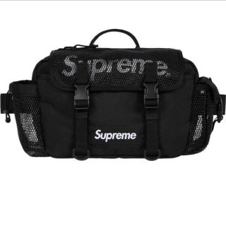 シュプリーム(Supreme)のsupreme waist bag （SS20）BLACK(ウエストポーチ)