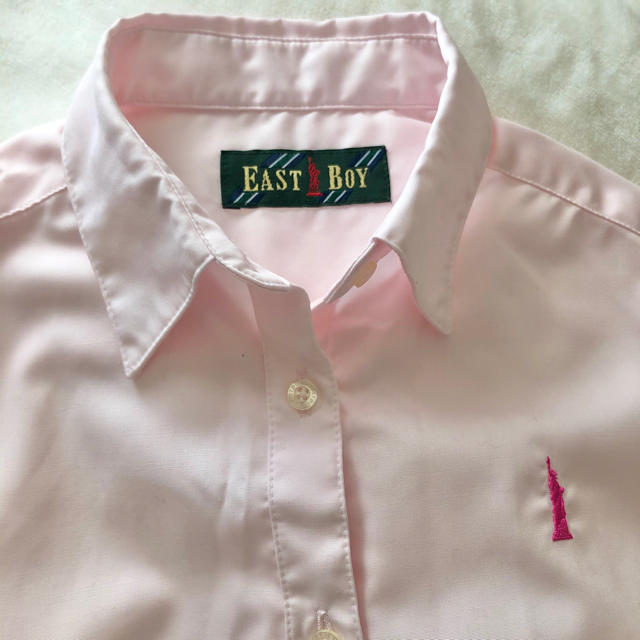 EASTBOY(イーストボーイ)のイーストボーイ　ワイシャツ　ピンク レディースのトップス(シャツ/ブラウス(長袖/七分))の商品写真