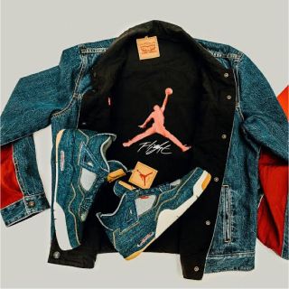 リーバイス AIR JORDAN ジージャン/デニムジャケット(メンズ)の通販 46 リーバイス AIR JORDAN ジージャン/デニムジャケット(メンズ)の通販 46