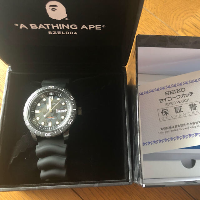 新品 SEIKO X BAPE ABC 時計