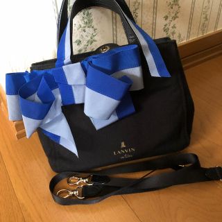 ランバン(LANVIN)のLANVIN  リボントートバック(トートバッグ)