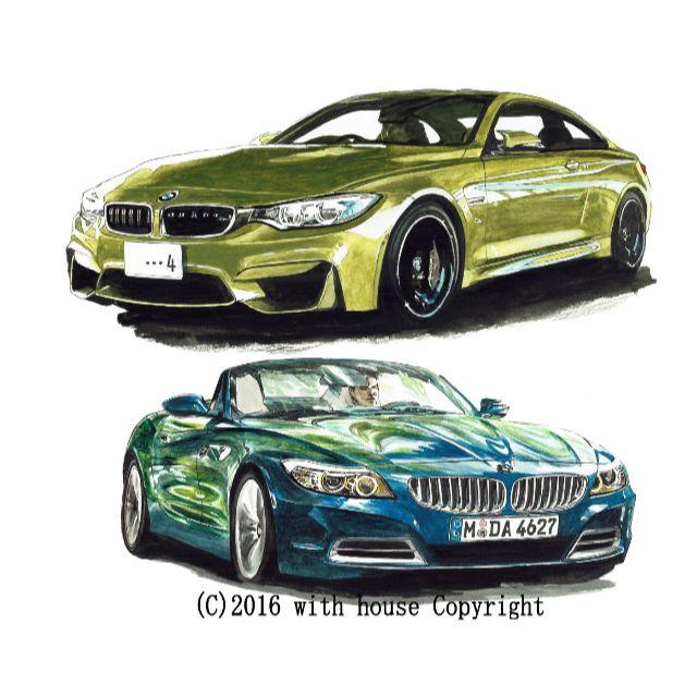 GC-239 Z4/M4クーペ限定版画 直筆サイン有 額装済●作家 平右ヱ門 1