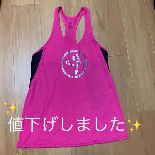 ズンバ(Zumba)のZUMBA❤️タンクトップ(ピンク)(ダンス/バレエ)