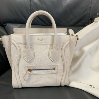 セリーヌ(celine)の【極美品】ラゲージナノ　レアカラー(ショルダーバッグ)