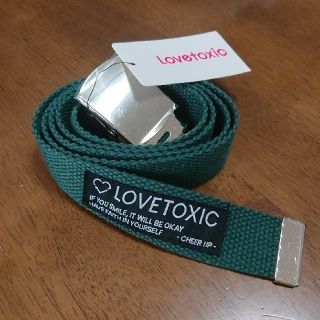 ラブトキシック(lovetoxic)のラブトキシック ガチャベルト グリーン☆ラブトキ(ベルト)