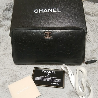 シャネル(CHANEL)の専用　CHANEL　シャネル　カメリアラウンドファスナー　長財布　使用感あり(財布)