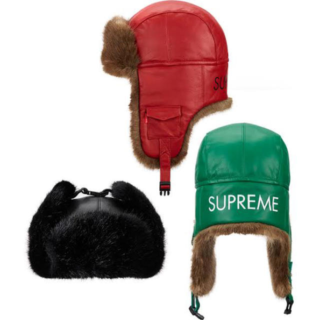 supreme Leather Trooper black