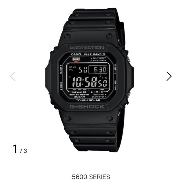 G-SHOCK(ジーショック)の【新品未使用】G-SHOCK  GW-M5610-1BJF メンズの時計(腕時計(デジタル))の商品写真