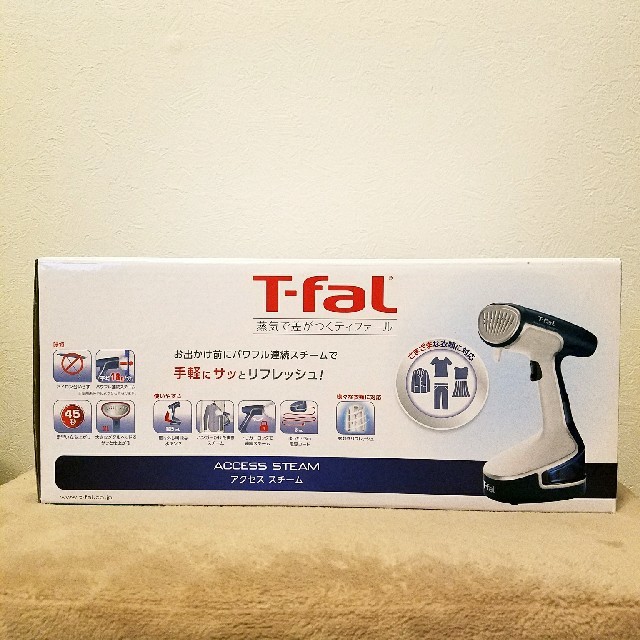 T-fal(ティファール)の新品 未使用 ティファール 衣類スチーマー T-fal アクセススチーム スマホ/家電/カメラの生活家電(アイロン)の商品写真