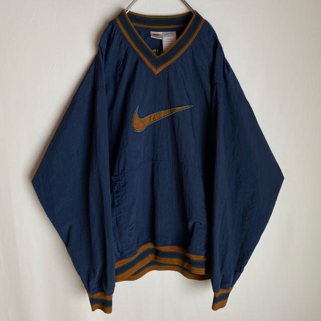 ナイキ　ナイロン　プルオーバー 銀タグ　スウッシュ　 NIKE 90s