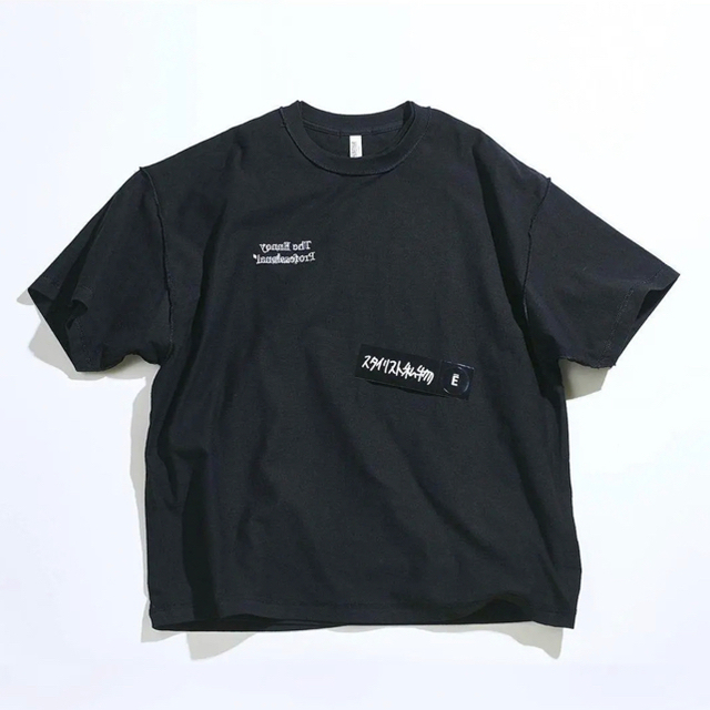 【黒・L】イズネス ENNOY スタイリスト私物 裏返し2枚重ねTシャツ 新品 | フリマアプリ ラクマ