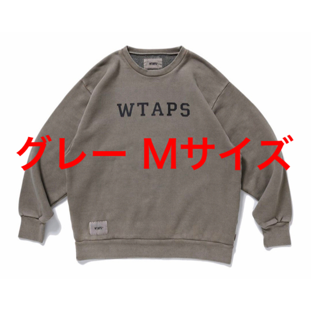 WTAPS カレッジ デザイン クルーネック ダブルタップス - スウェット