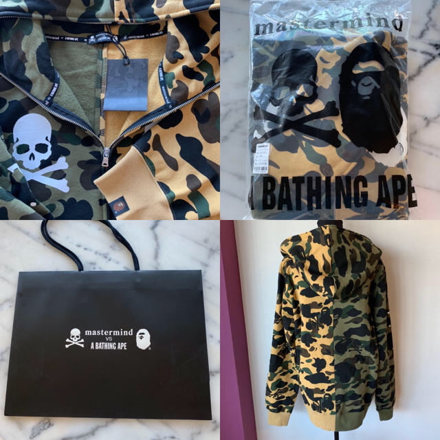 mastermind JAPAN(マスターマインドジャパン)の⭐️ラスト1点❗️⭐️mastermind vs A BATHING APE メンズのトップス(パーカー)の商品写真