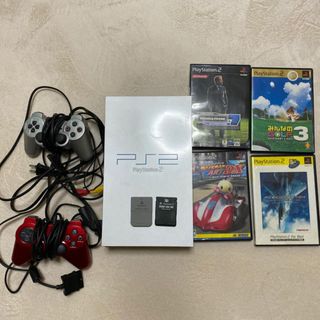 プレイステーション2(PlayStation2)のプレステ2 ソフト4個セット(家庭用ゲーム機本体)