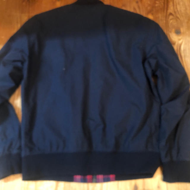 UNIQLO(ユニクロ)のユニクロjw anderson リバーシブル　リブブルゾン　ネイビー M メンズのジャケット/アウター(ブルゾン)の商品写真